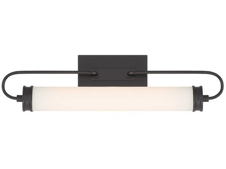 Eurofase Tellie 1-Light Black Glass LED Vanity Light