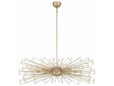 Eurofase Dendelio 10-Light Gold Geometric Sputnik Island Pendant