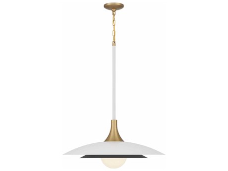 Eurofase Welsh 1-Light White Dome Pendant