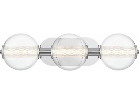 Eurofase Atomo 3-Light Chrome Vanity Light