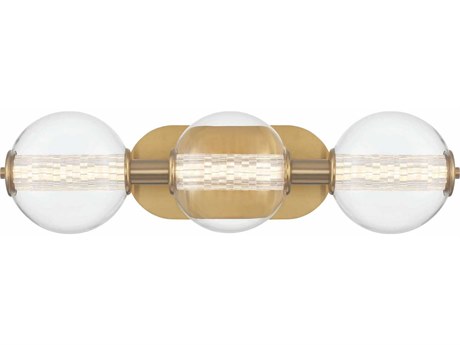 Eurofase Atomo 3-Light Gold Vanity Light