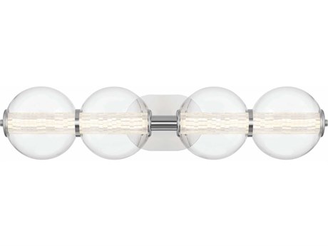 Eurofase Atomo 4-Light Chrome Vanity Light