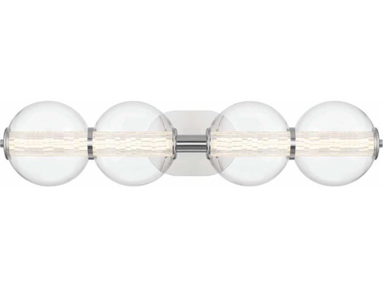 Eurofase Atomo 4-Light Chrome Vanity Light