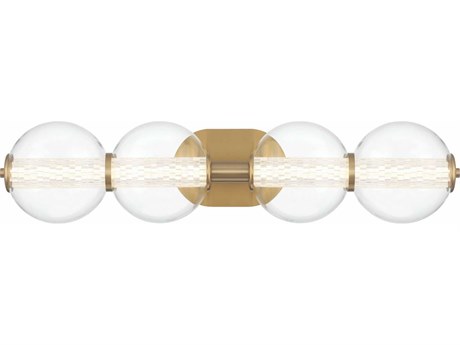 Eurofase Atomo 4-Light Gold Vanity Light