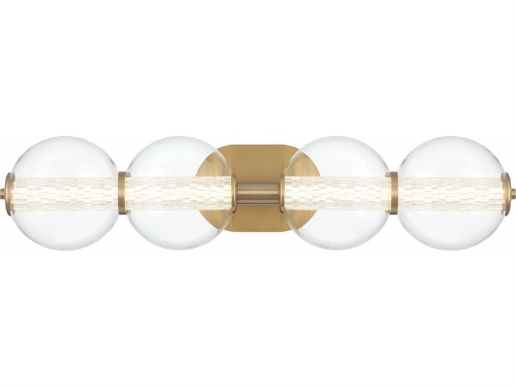 Eurofase Atomo 4-Light Gold Vanity Light