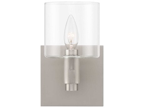 Eurofase Decato 1-Light Nickel Wall Sconce