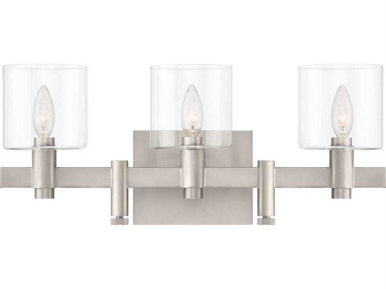 Eurofase Decato 3-Light Nickel Vanity Light