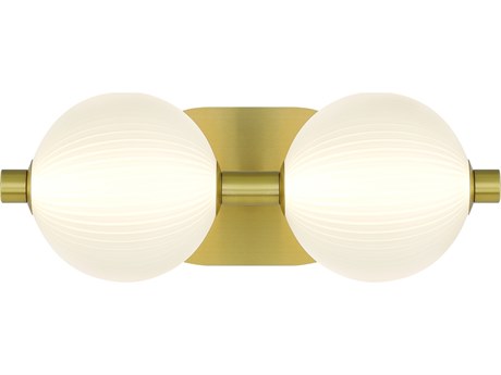 Eurofase Palmas 2-Light Gold Vanity Light