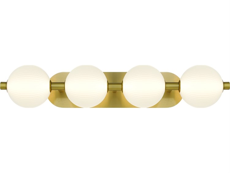 Eurofase Palmas 4-Light Gold Vanity Light
