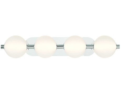 Eurofase Palmas 4-Light Nickel Vanity Light