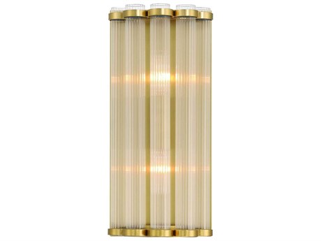 Eurofase Glasbury 2-Light Gold Wall Sconce
