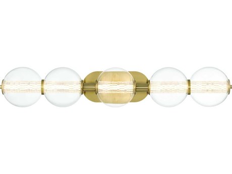 Eurofase Atomo 1-Light Gold Vanity Light