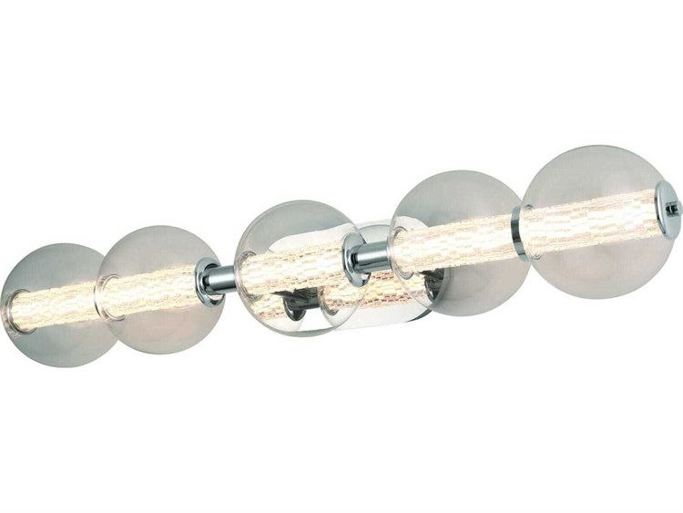 Eurofase Atomo 1-Light Chrome Vanity Light