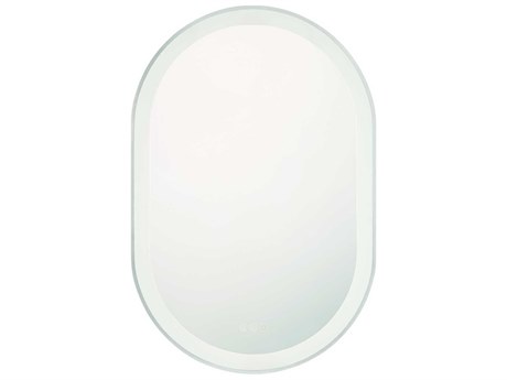 Eurofase Sara Silver Oval Wall Mirror
