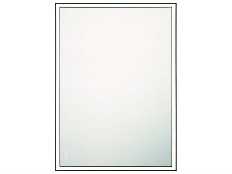 Eurofase Nixon Black Rectangular Wall Mirror