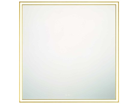 Eurofase Nixon Gold Square Wall Mirror