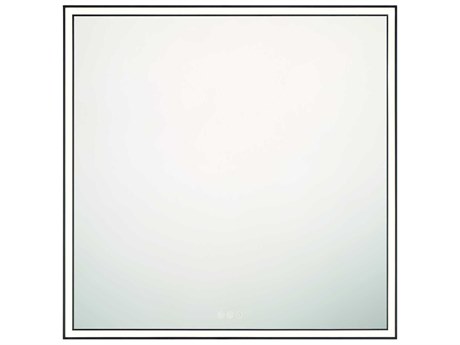 Eurofase Nixon Black Square Wall Mirror