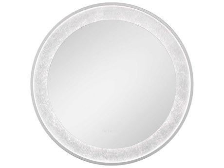 Eurofase Anya Silver Round Wall Mirror