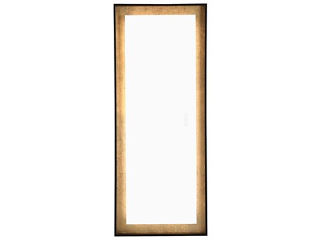 Eurofase Anya Black Rectangular Wall Mirror