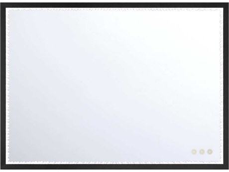Eurofase Cerissa Black Rectangular Wall Mirror