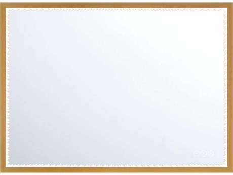 Eurofase Cerissa Gold Rectangular Wall Mirror
