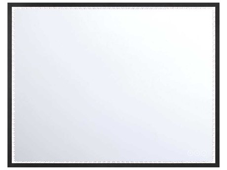 Eurofase Cerissa Black Rectangular Wall Mirror