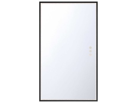 Eurofase Cerissa Black Rectangular Wall Mirror