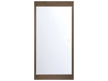 Eurofase Mogano Wood Rectangular Floor Mirror