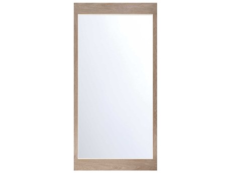 Eurofase Mogano Wood Rectangular Floor Mirror