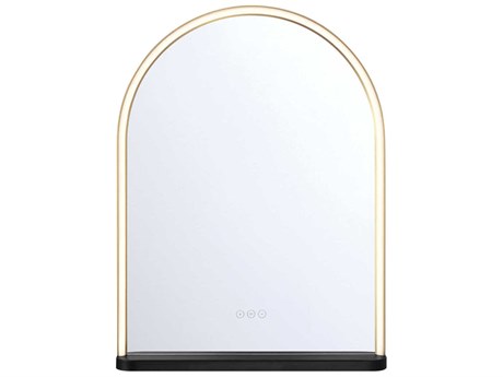 Eurofase Serin Gold Black Wall Mirror