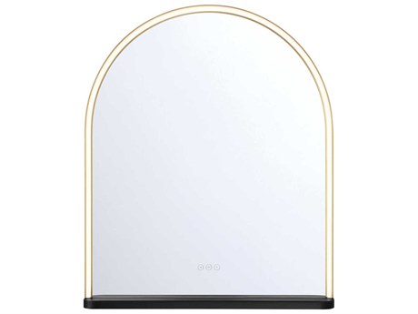 Eurofase Serin Gold Black Wall Mirror