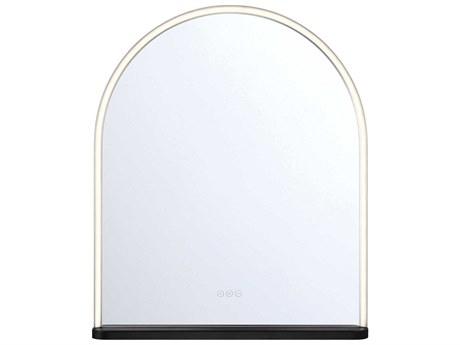Eurofase Serin Satin Nickel Black Wall Mirror