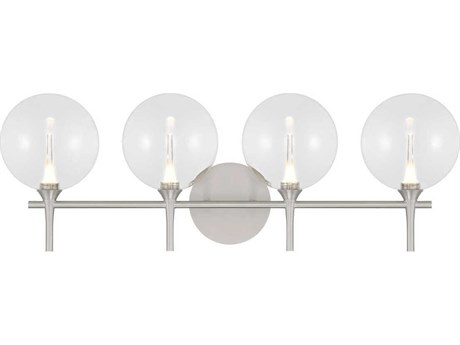 Eurofase Iissa 4-Light Nickel Vanity Light