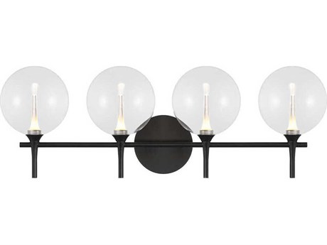 Eurofase Iissa 4-Light Black Vanity Light