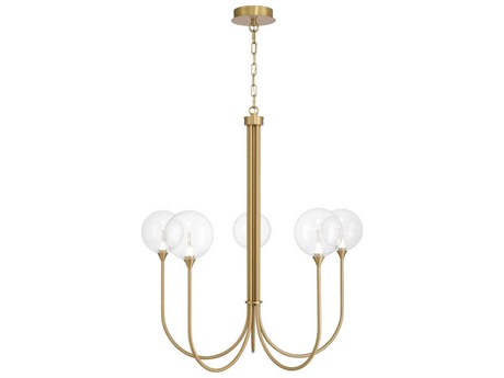 Eurofase Iissa 5-Light Gold Globe Chandelier