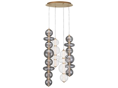 Eurofase Atomo 4-Light Gold Pendant
