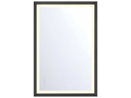 Eurofase Artell Black Rectangular Wall Mirror