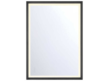Eurofase Artell Black Rectangular Wall Mirror
