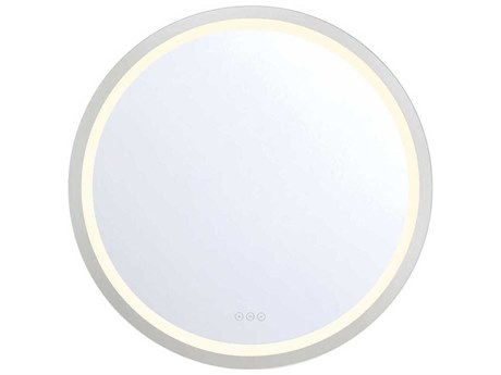 Eurofase Artell Silver Round Wall Mirror