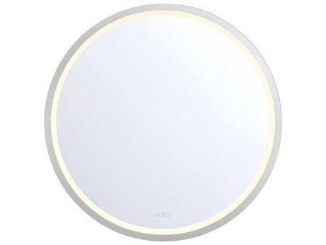 Eurofase Artell Silver Round Wall Mirror