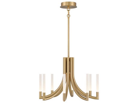 Eurofase Olette 8-Light Gold Linear Chandelier
