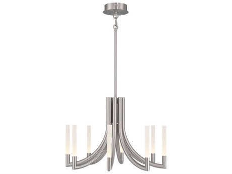 Eurofase Olette 8-Light Nickel Linear Chandelier