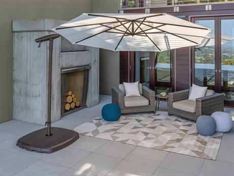 Treasure Garden 10 Foot AG19A Octagon Cantilever Outdoor Umbrella