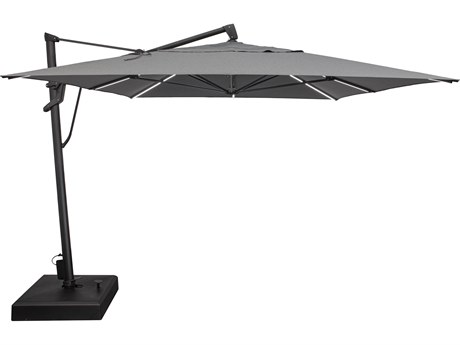 Treasure Garden Special Order Sunbrella Cantilever Aluminum 13" Rectangular Crank Umbrella