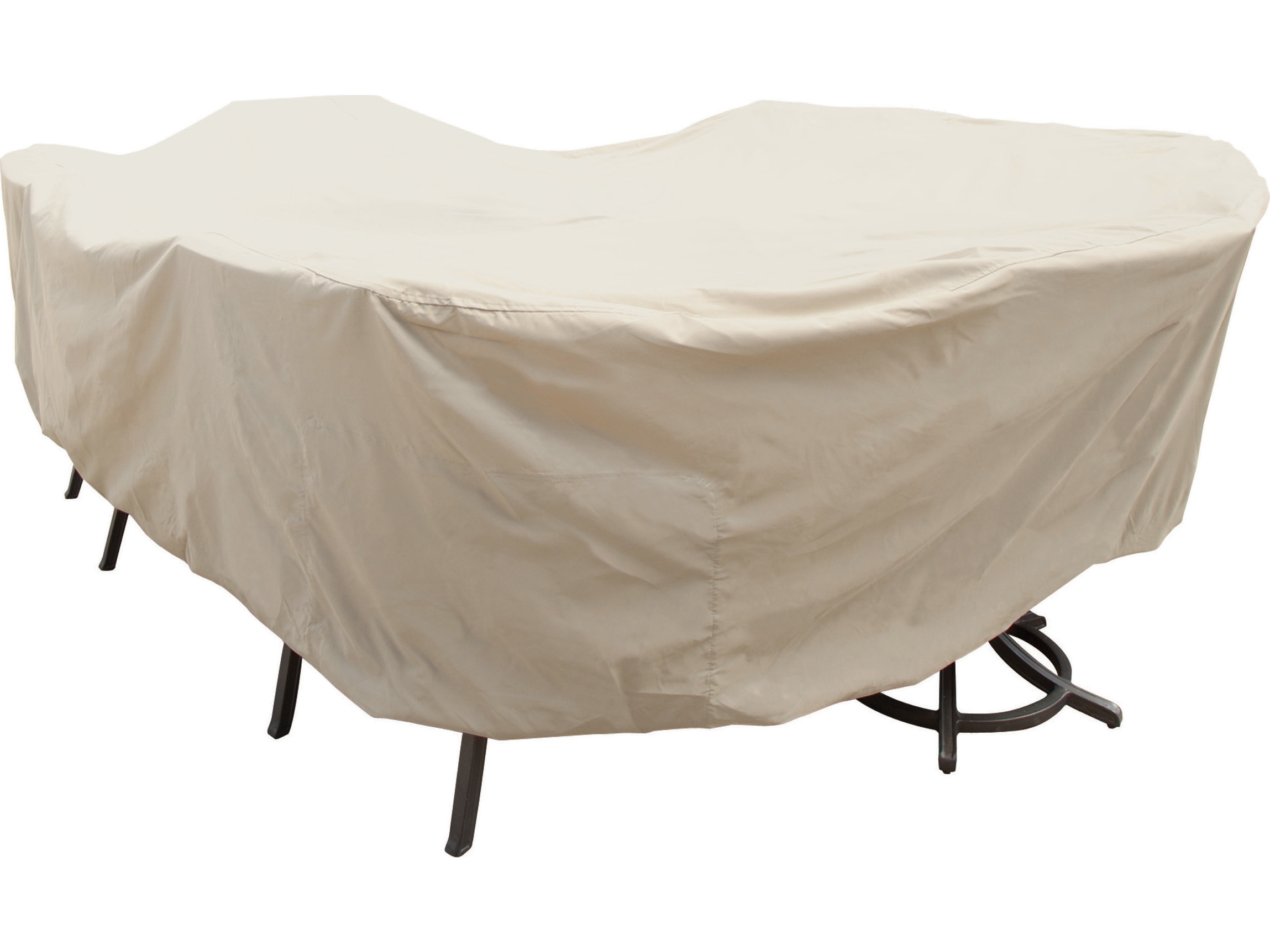 Treasure Garden Large Oval Rectangle Table Chairs Cover Excp699 - Large Oval Patio Set Covers
