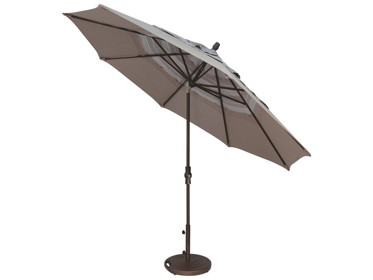 Treasure Garden Market Aluminum 11' Octagon Collar Tilt Crank Lift