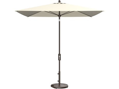 Treasure Garden Market Aluminum Flex 7.5' Square Crank Lift Umbrella
