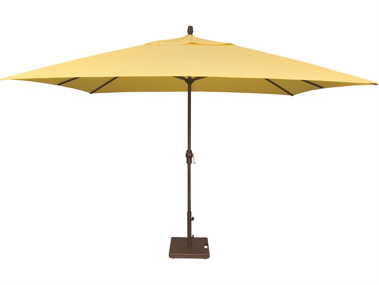 Treasure Garden Nonstock Sunbrella Market Aluminum 8 X 11 Crank Lift Rectangular Umbrella Um8811rt Nonstock