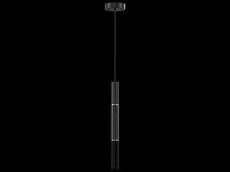 Fine Art Handcrafted Lighting Antonia 1-Light Black Linear Mini Pendant