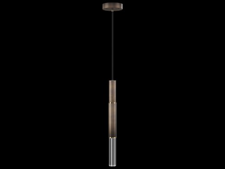 Fine Art Handcrafted Lighting Antonia 1-Light Bronze Linear Mini Pendant